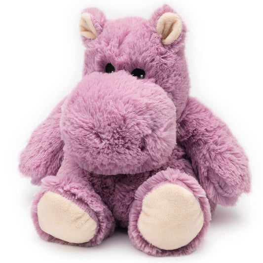 Warmies® Large Plush – Hippo - Microwavable Lavender-Scented Comfort