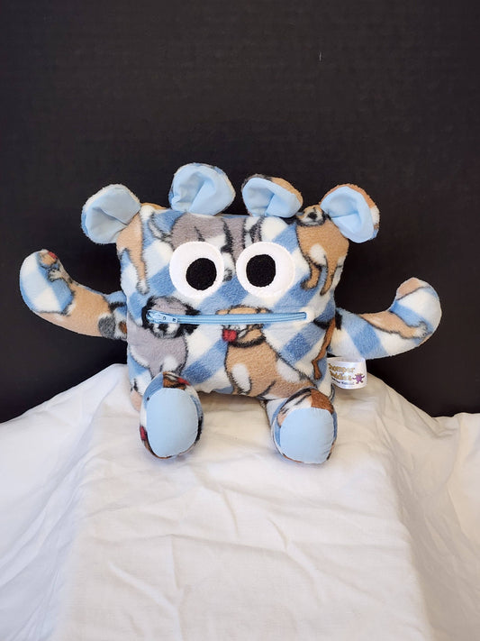 Bailey Bones Chomper Buddy - A One-of-a-Kind Comfort Pup Plush - Made In U.S