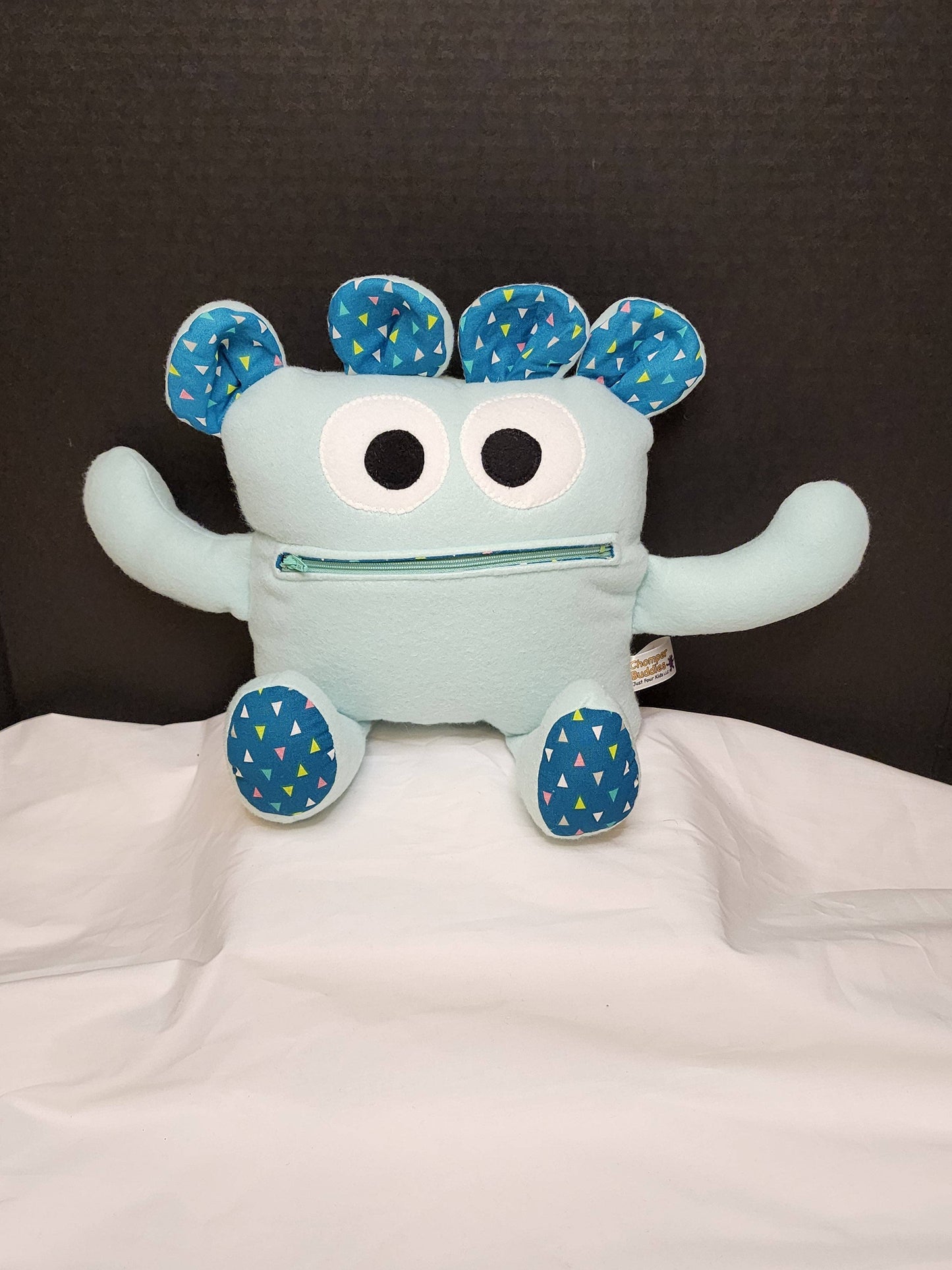 Trini Tide Chomper Buddy – Handmade Plush for Peace, Play & Positivity - Made In U.S