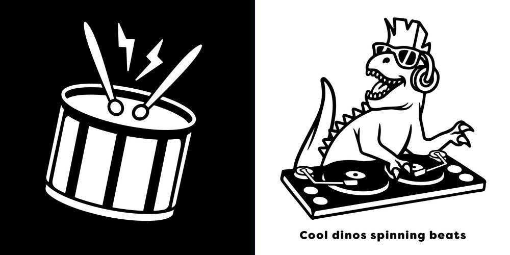 Contrast Book of Cool Tunes: Children's Board Book