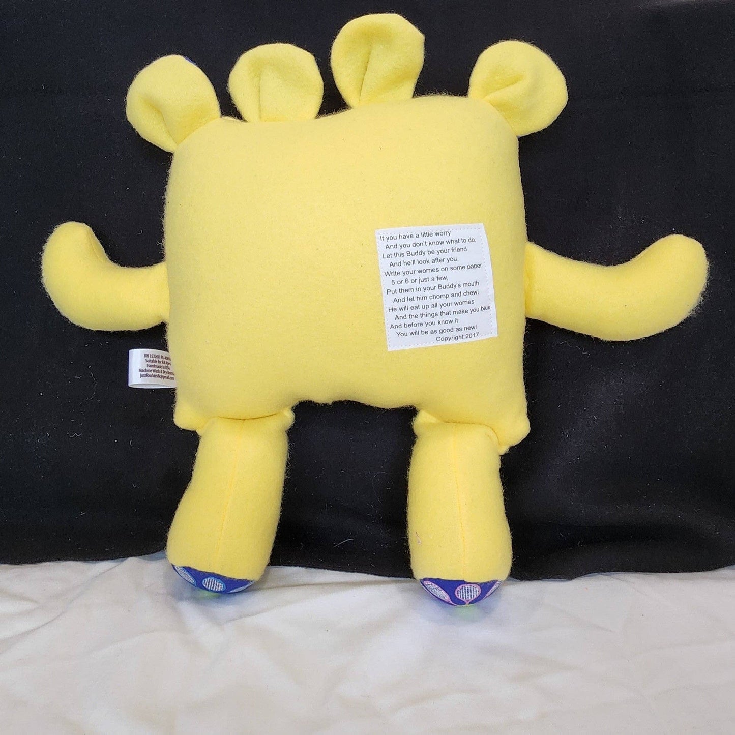 Ace Rally Chomper - A Cheerful Plush for Comfort, Play & Reassurance - Made In U.S