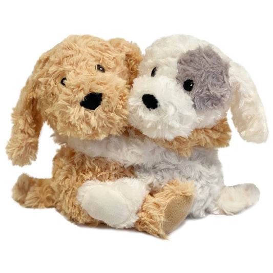 Warmies® Hugs - Puppy Duo - Microwavable Lavender-Scented