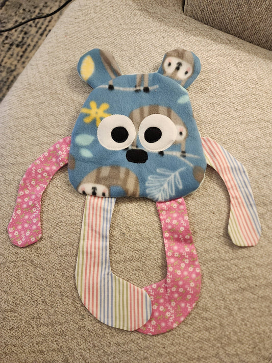 Sammy Sloth Fidget Plush - Handmade Relaxing Bear - Made In U.S