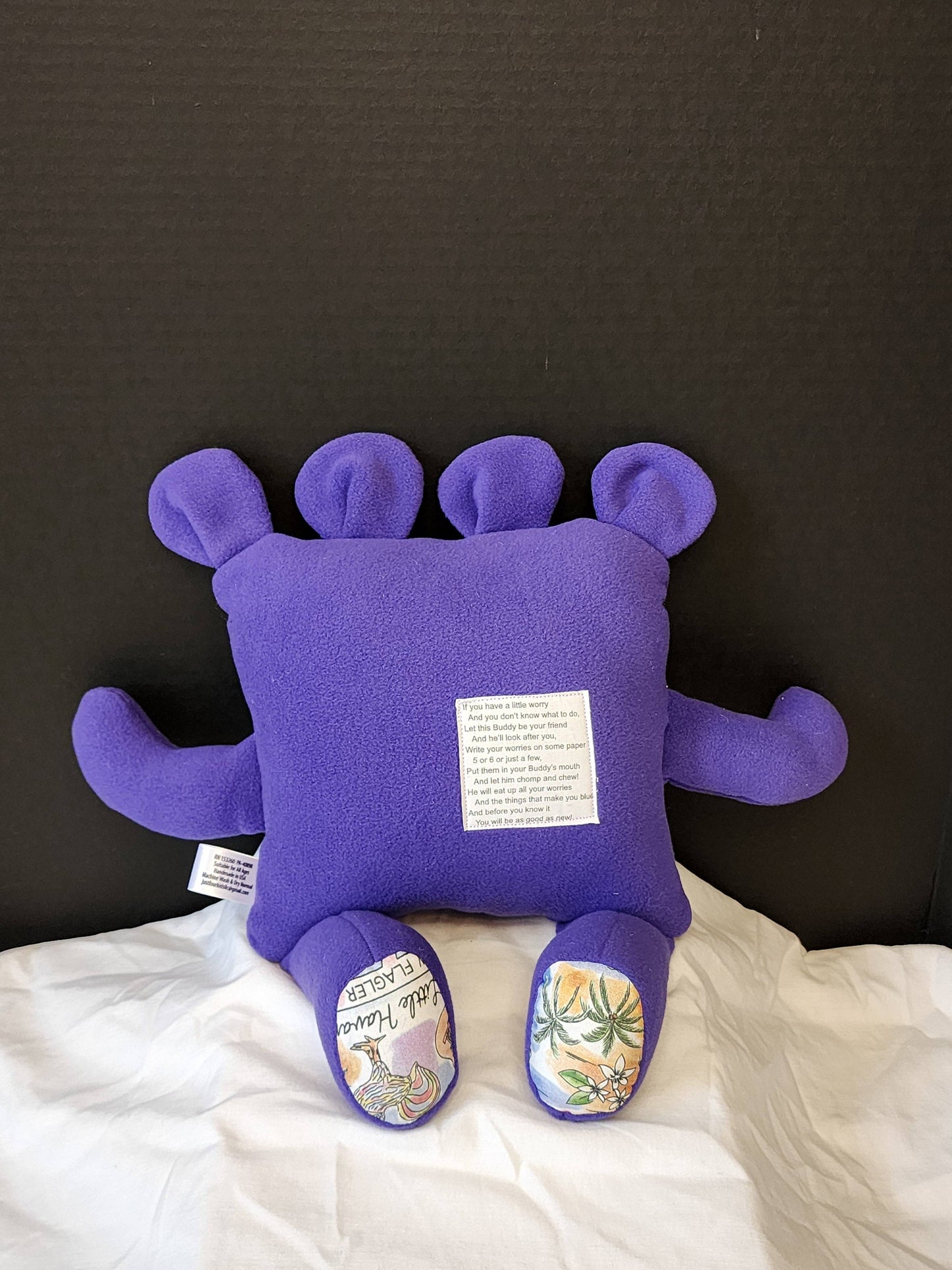 Luna Shore Chomper - A Unique Handmade Friend for Calm & Joy - Made In U.S
