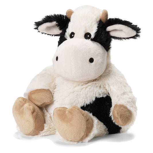 Warmies®  Large Plush - Black and White Cow - Microwavable Lavender-Scented Comfort