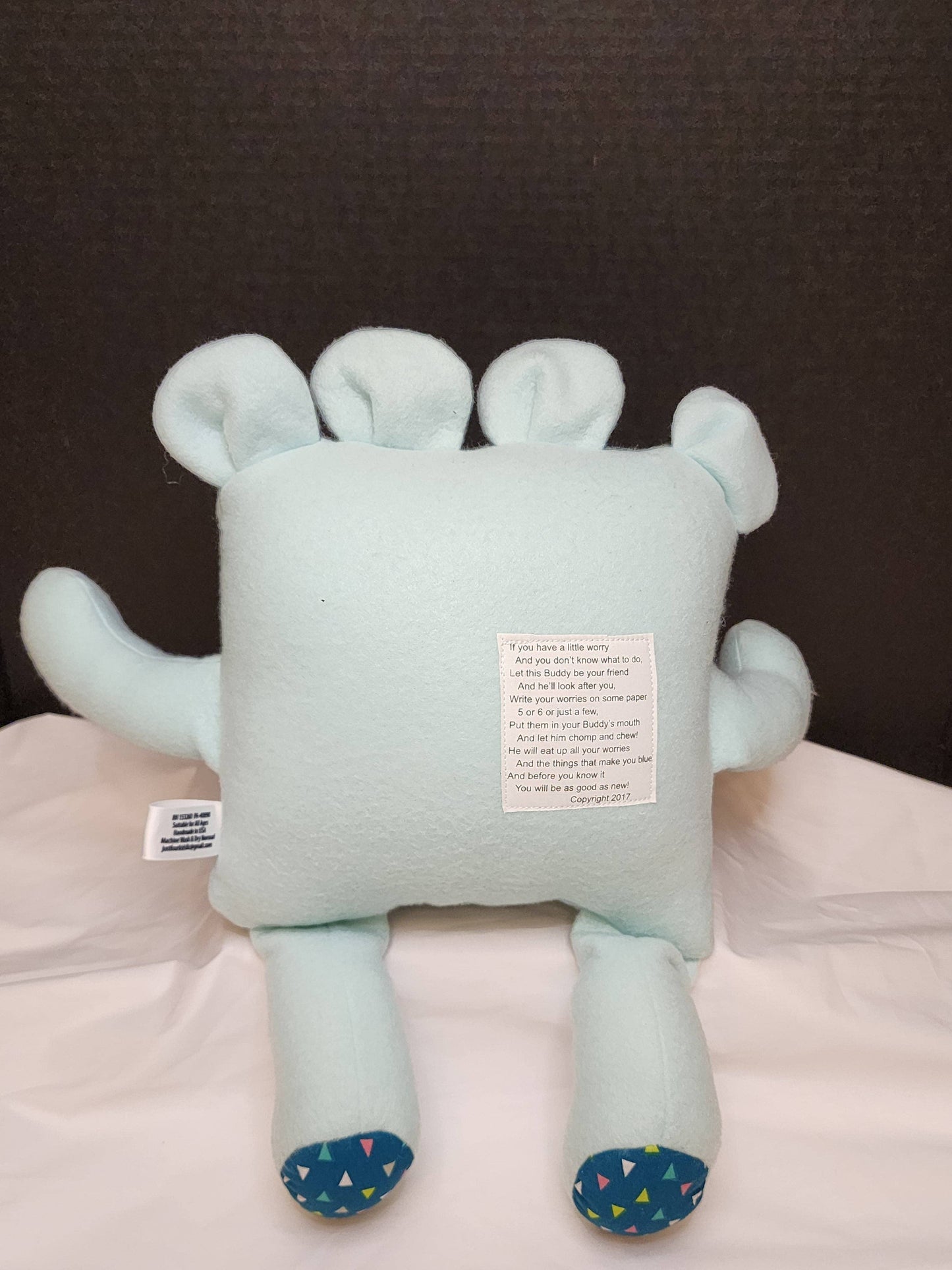 Trini Tide Chomper Buddy – Handmade Plush for Peace, Play & Positivity - Made In U.S