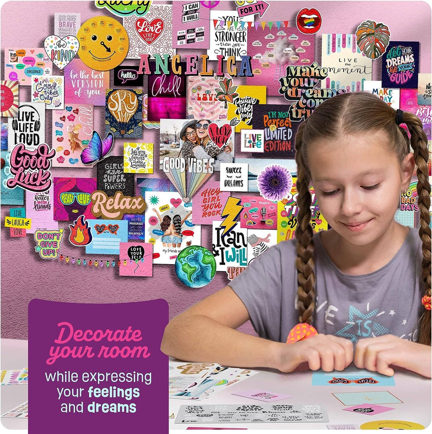 Dan&Darci - DIY Wall Collage Kit for Teen & Tween Girls