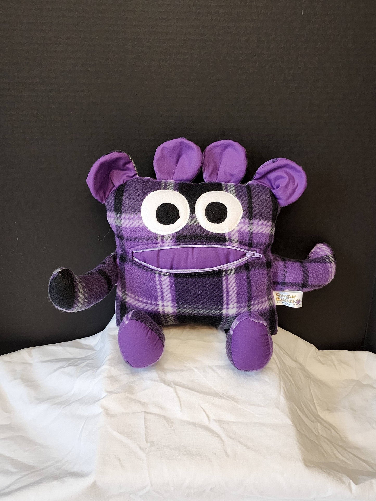 Violet Mae Chomper Buddy - Cozy Worry-Eating Plush Friend - Made In U.S