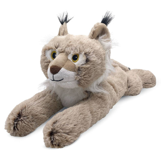 Warmies® Large Plush – Bobcat - Microwavable Lavender-Scented Comfort