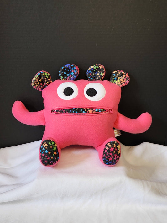 Stella Starshine Chomper - A Unique Handmade Plush for Sparkly Serenity - Made In U.S