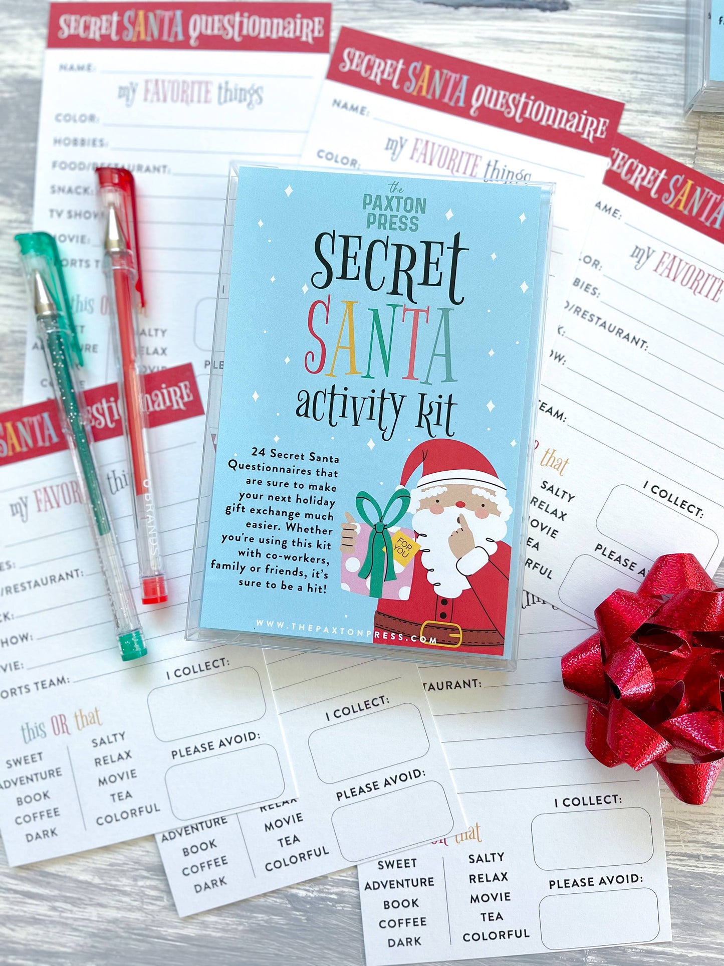 Secret Santa Activity Kit - Made In U.S
