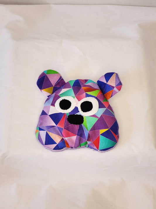 Gemmy Diamond Bear Plush Fidget - One-of-a-Kind Sensory Toy - Made In U.S