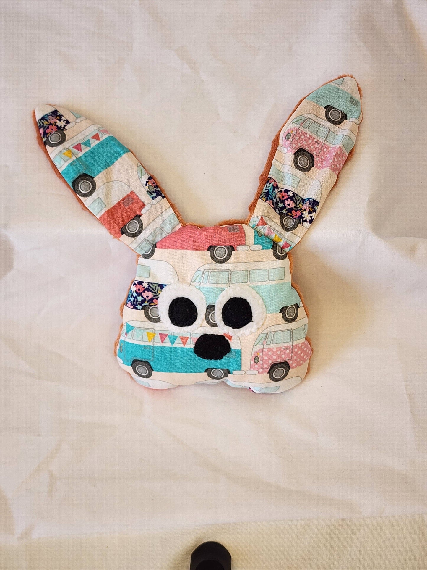Milo Camper Bunny - Limited Handmade Vintage Plush - Made In U.S