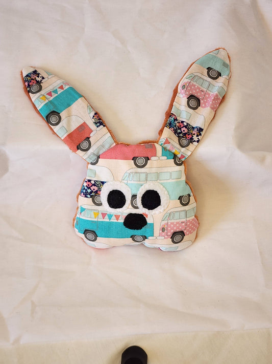 Milo Camper Bunny - Limited Handmade Vintage Plush - Made In U.S