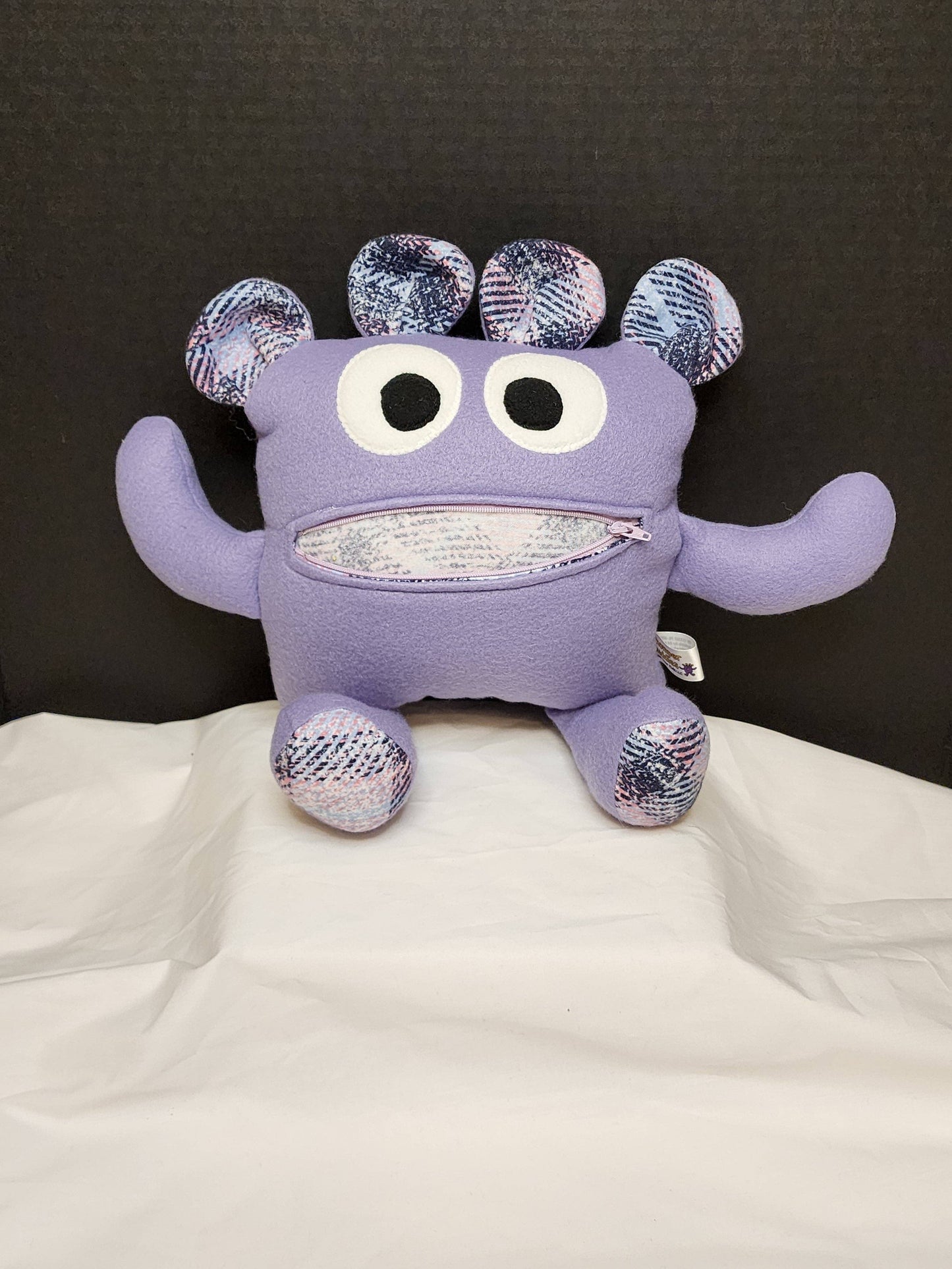 Vera Violet Worry Chomper - A Handmade Plush for Mindful Comfort - Made In U.S