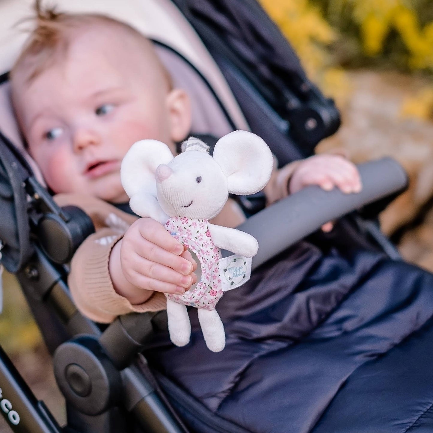 Meiya the Mouse - Sweet Sensory Fun for On-the-Go Babies - Made In Sri Lanka