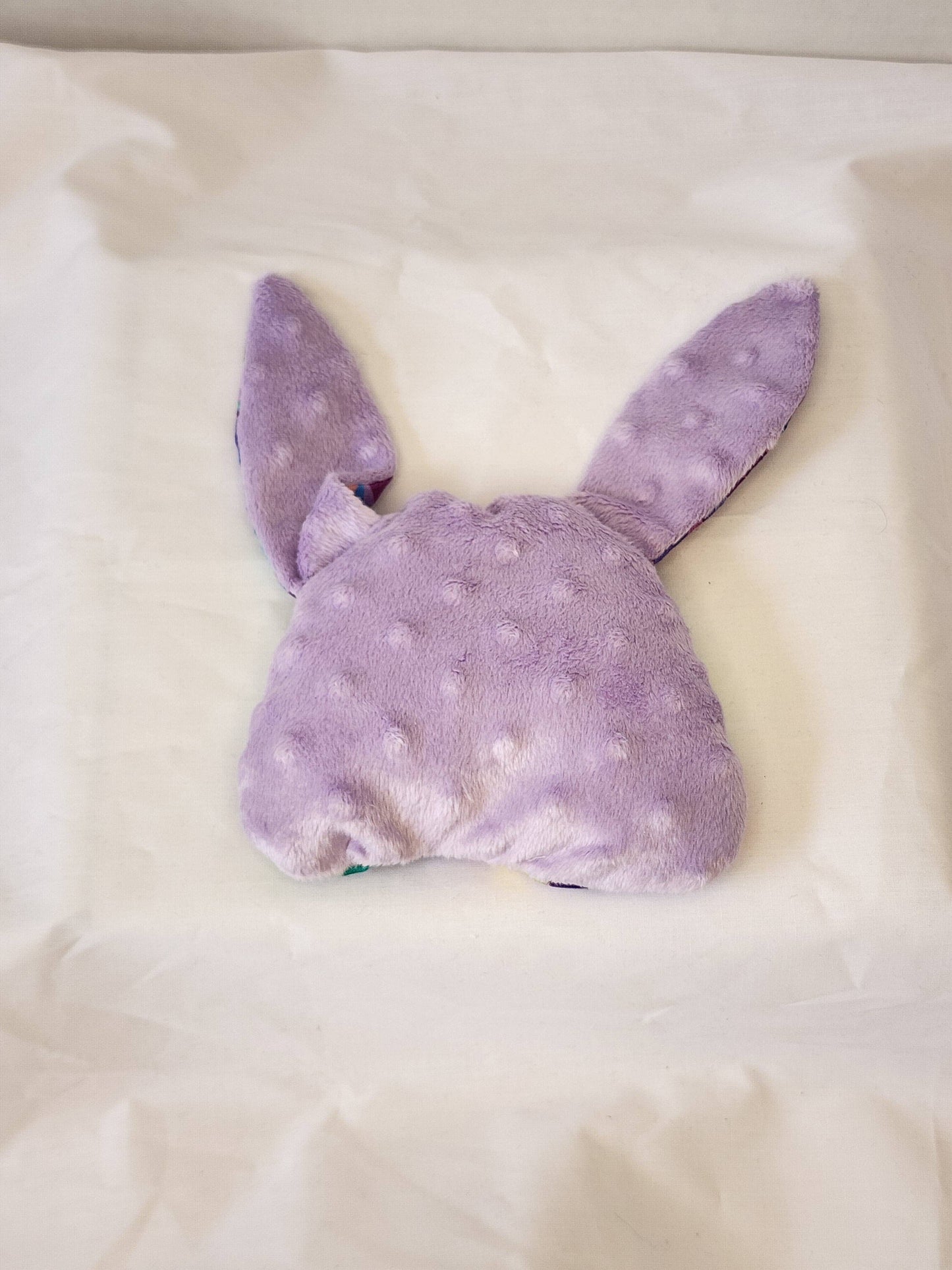 Trixie Triangles Fidget Plush - Handmade Colorful Bunny - Made In U.S
