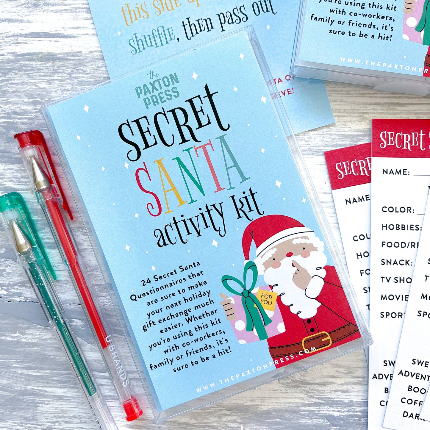 Secret Santa Activity Kit - Made In U.S