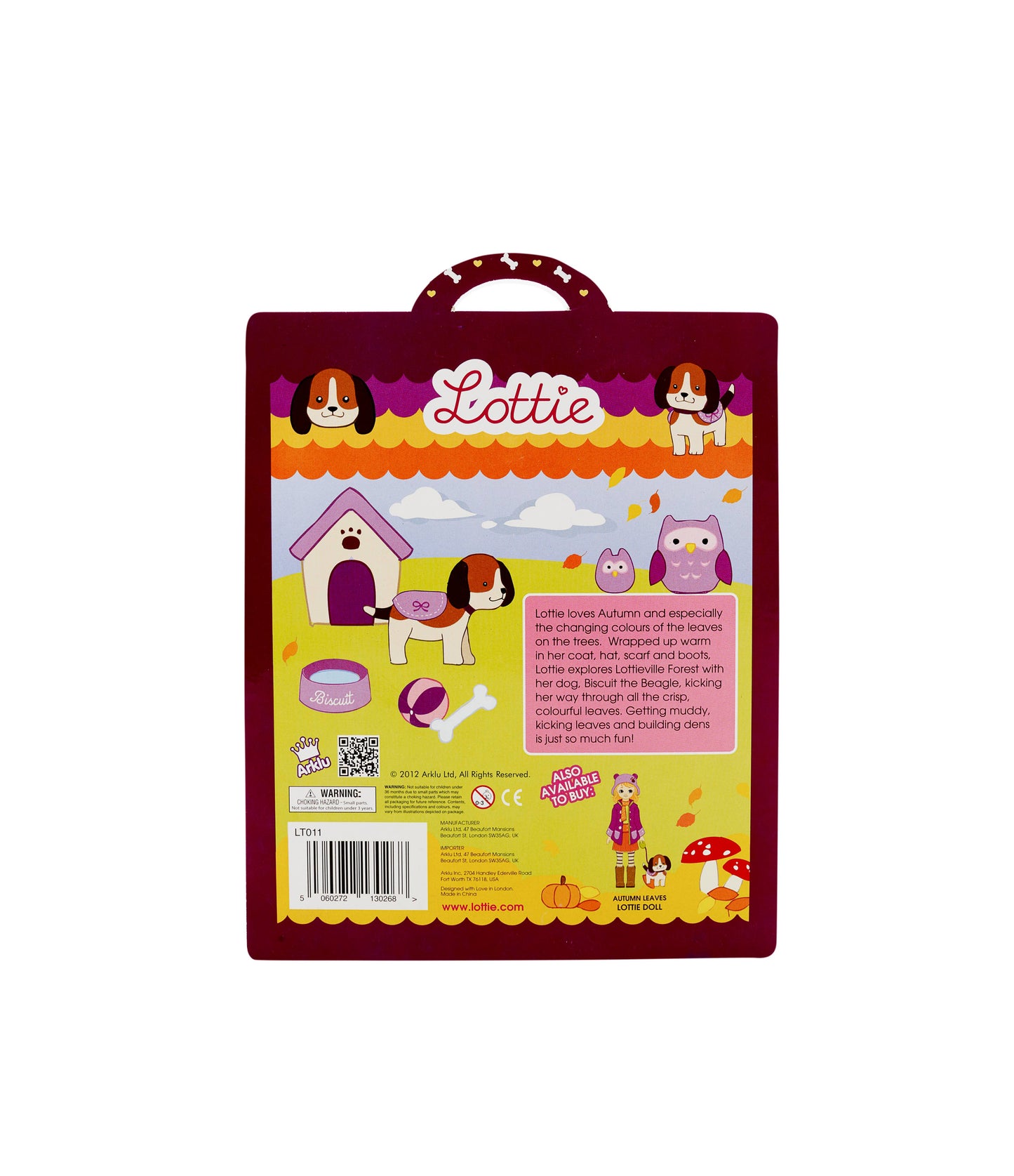 Biscuit the Beagle Accessory Pack - Perfect for Autumn Leaves Doll!