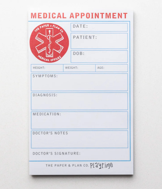 Kids Playtime Pad Medical Appointment - Doctor & Nurse Playtime Fun - Made In U.S
