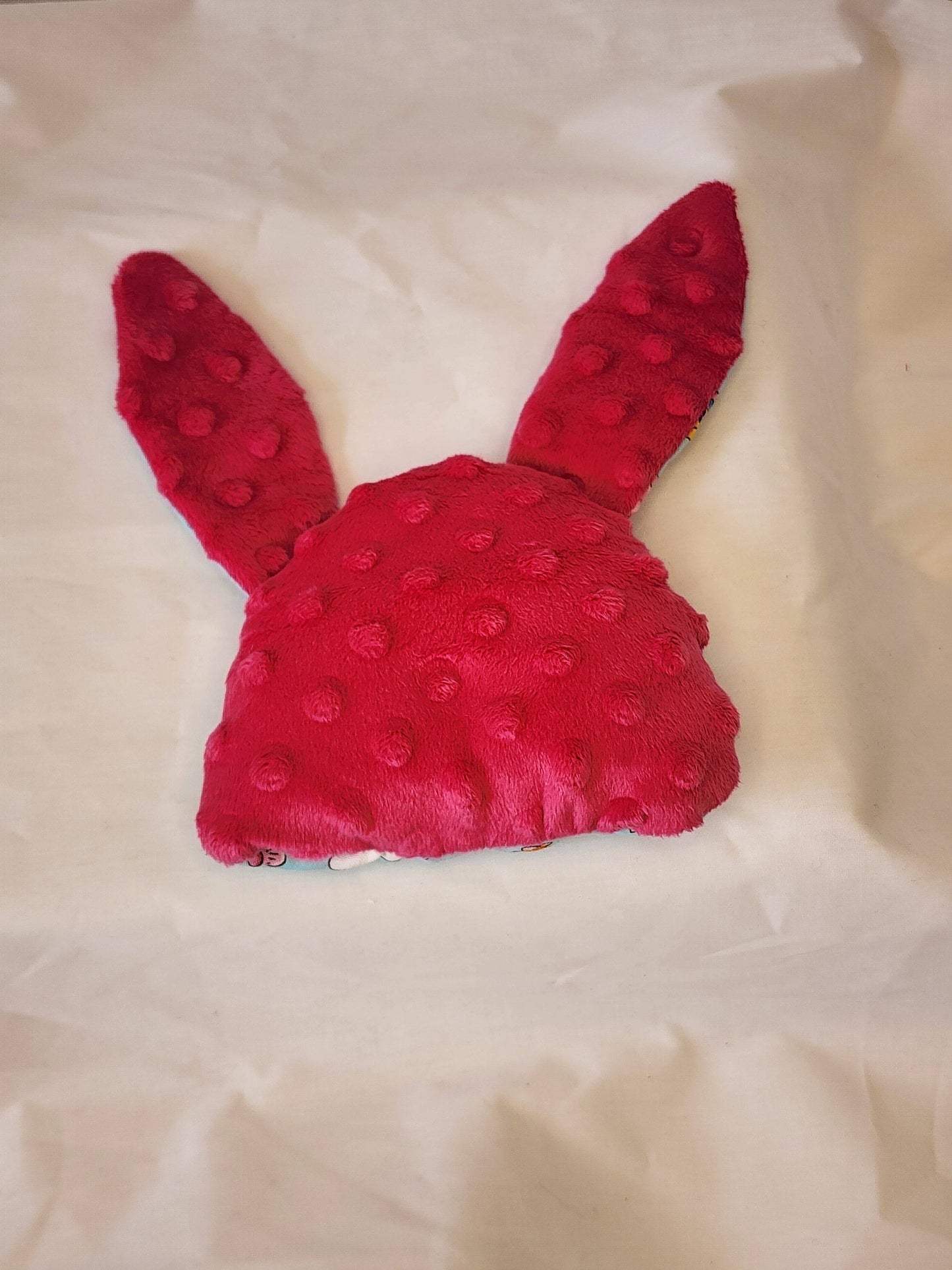 Flora Flamingo Bunny Plush Fidget - One-of-a-Kind Sensory Toy - Made In U.S