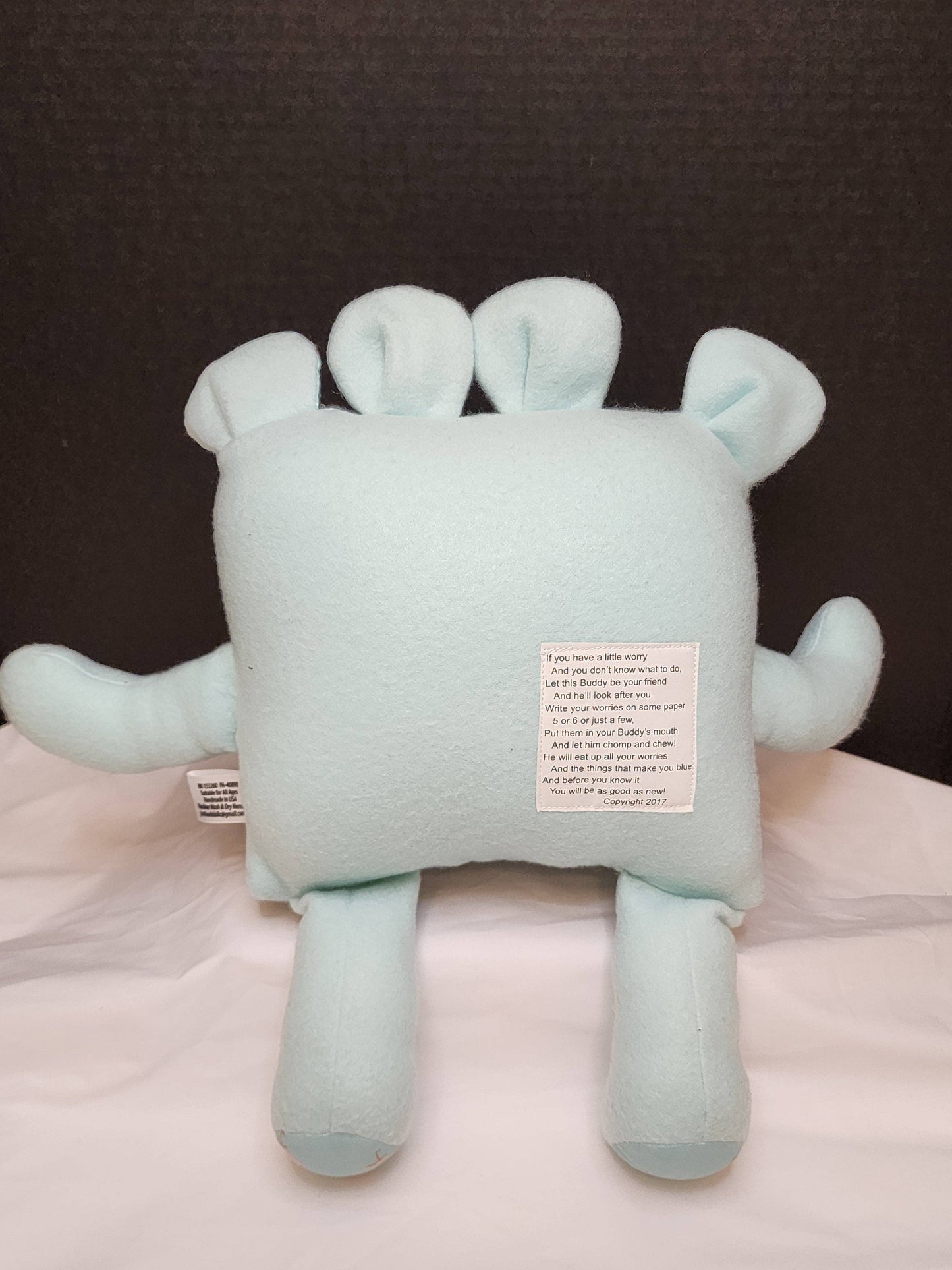 Finn Flamingo Chomper Buddy - A One-of-a-Kind Plush for Calm & Coastal Comfort - Made In U.S
