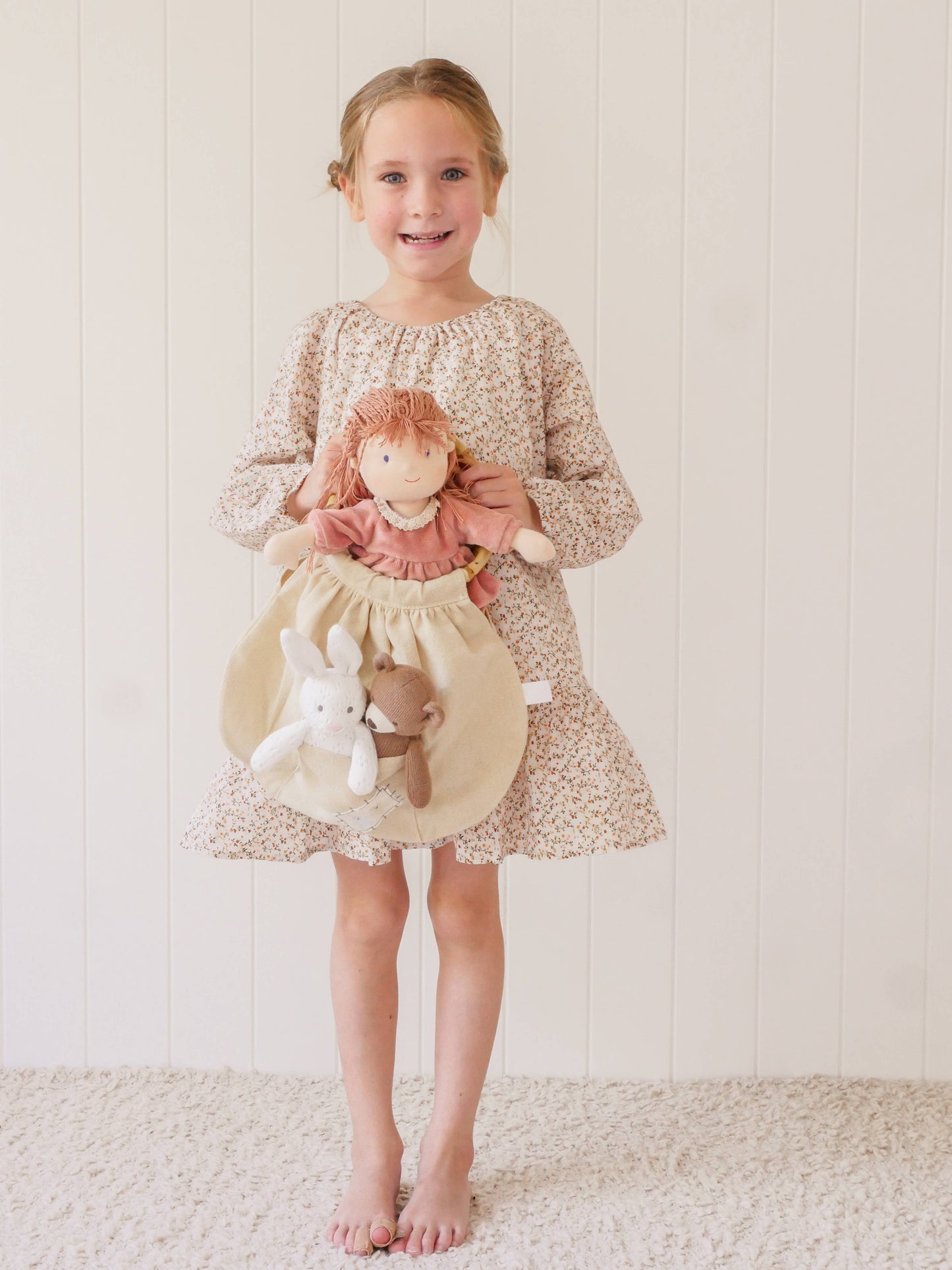 Way Back When Bag - Toy Carrier with Peekaboo Pockets - Made In Sri Lanka
