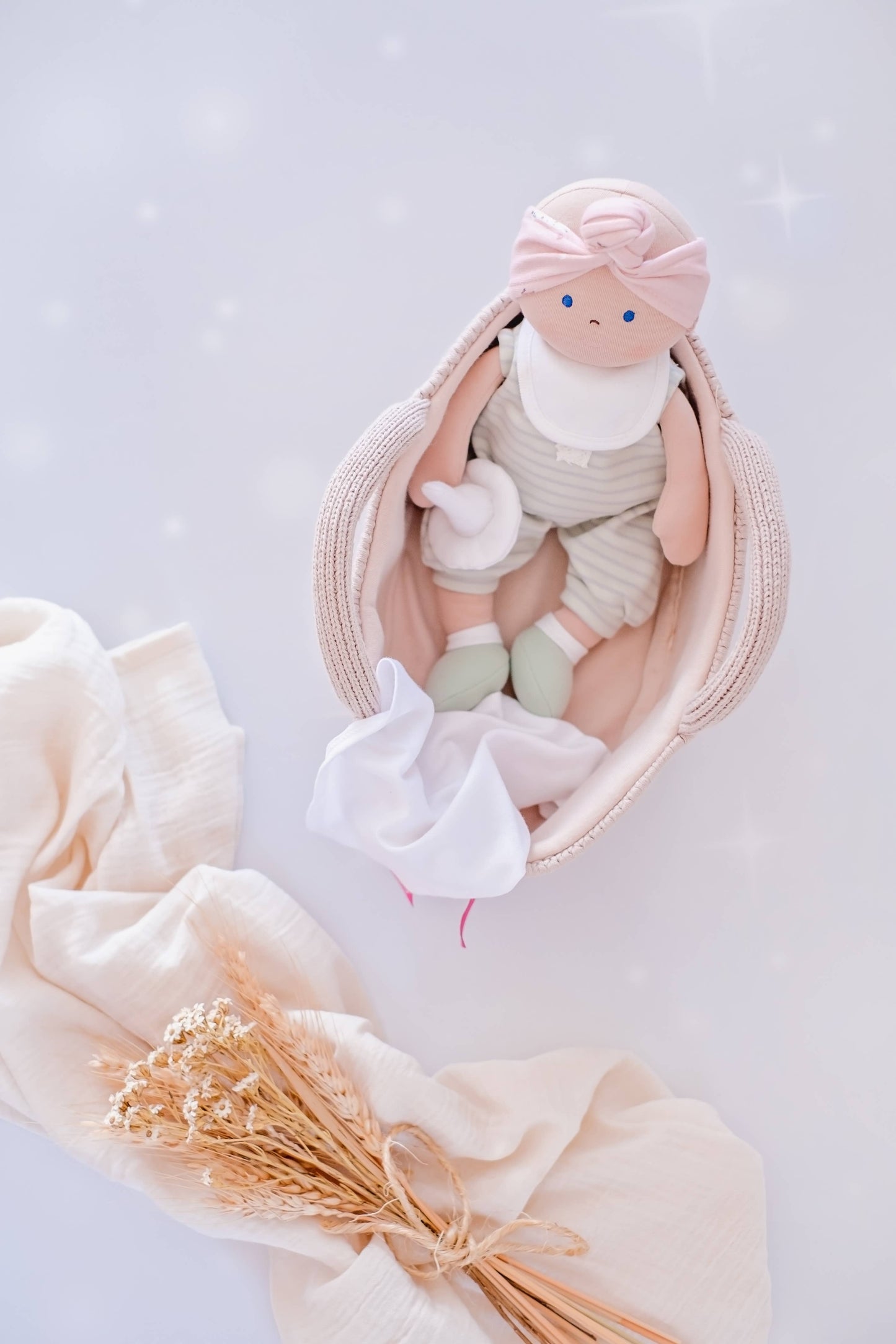 My First Baby Doll - Snuggles, Binkie & Carry Cot Included! - Made In Sri Lanka