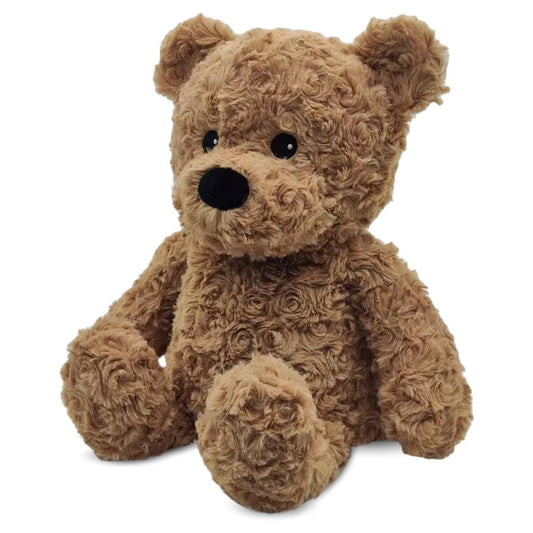 Warmies®  Large Plush - Brown Curly Bear – Microwavable Lavender-Scented Comfort
