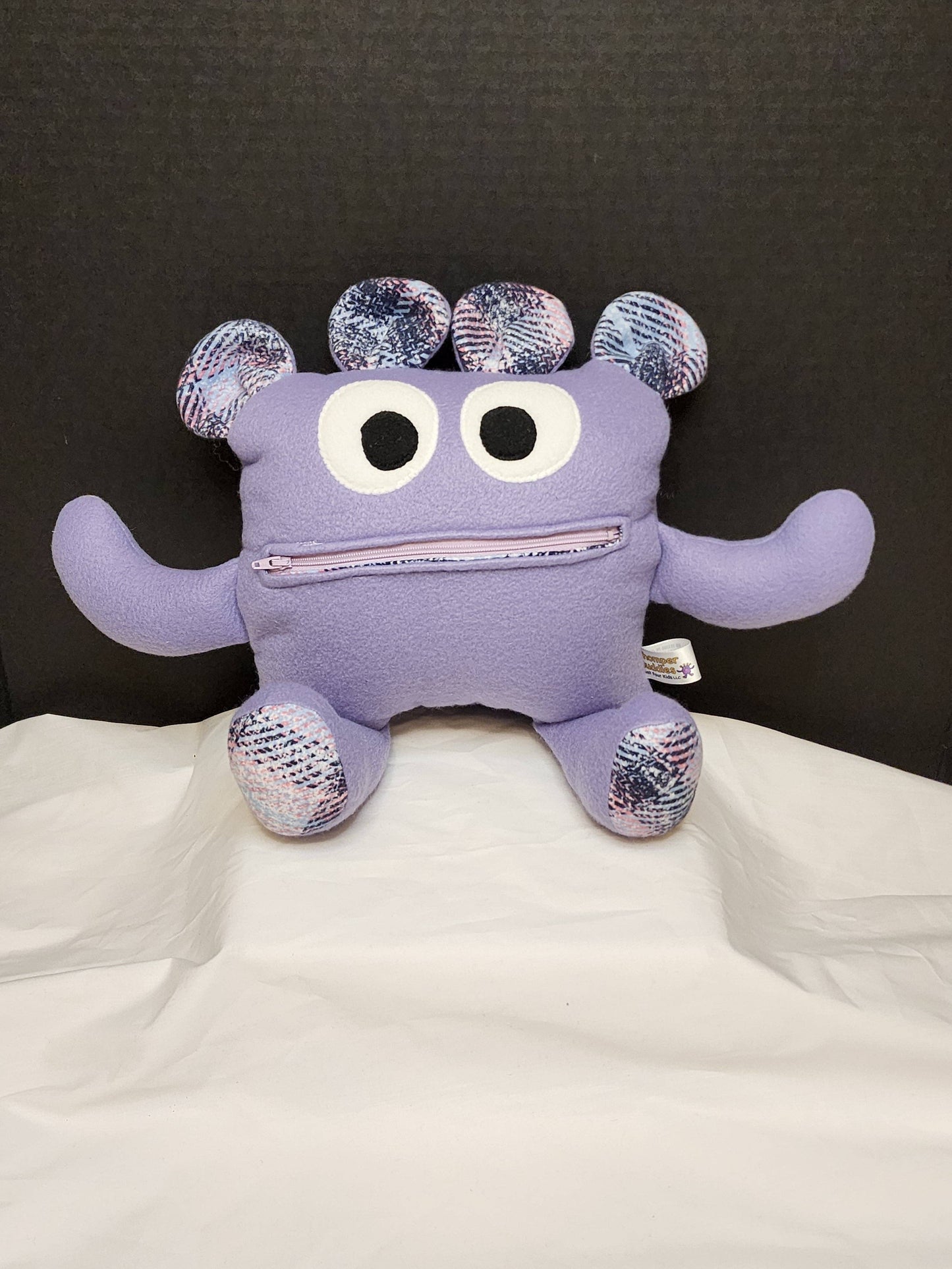 Vera Violet Worry Chomper - A Handmade Plush for Mindful Comfort - Made In U.S