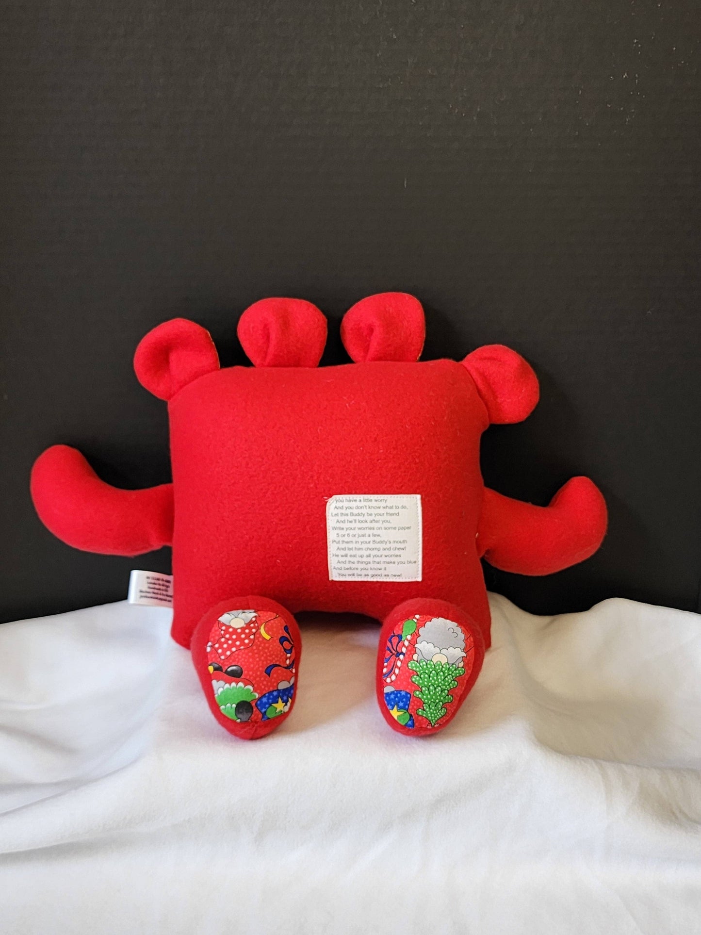 Nico the Gnome Chomper Buddy - A One-of-a-Kind Holiday Comfort Plush - Made In U.S