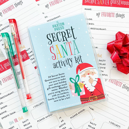 Secret Santa Activity Kit - Made In U.S