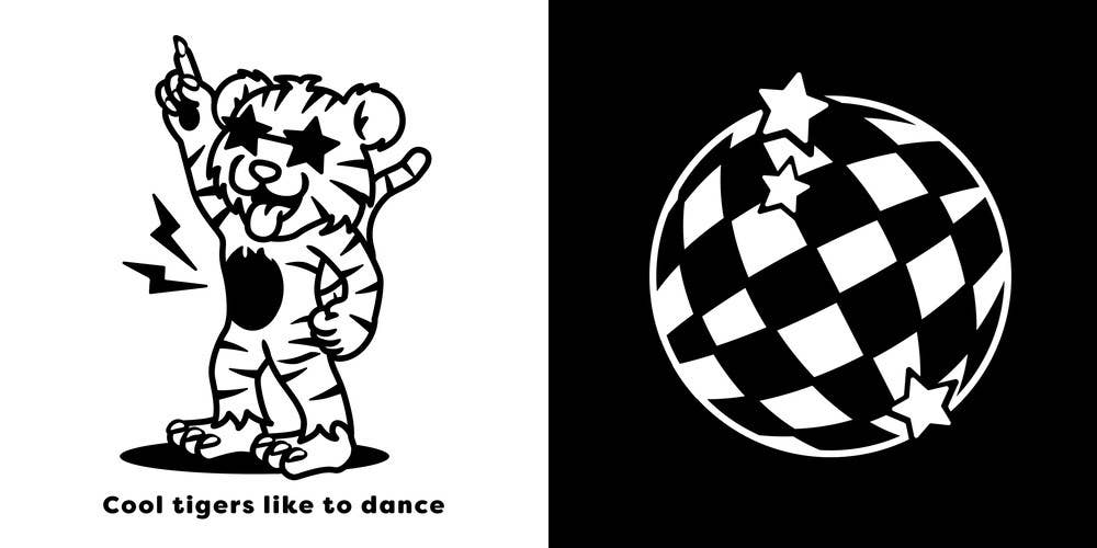 Contrast Book of Cool Tunes: Children's Board Book
