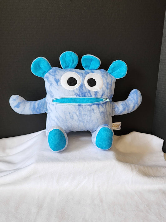 Skylar Cloud Worry Chomper - A Soothing Plush for Blue-Sky Serenity - Made In U.S