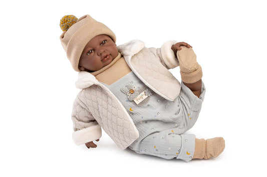 Baby Saoro - Realistic Baby Doll with Star Outfit - Made In Spain