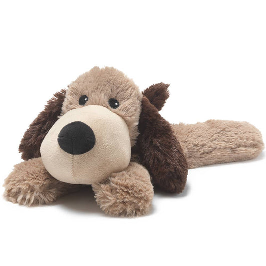 Warmies® Large Plush – Brown Dog - Microwavable Lavender-Scented Comfort