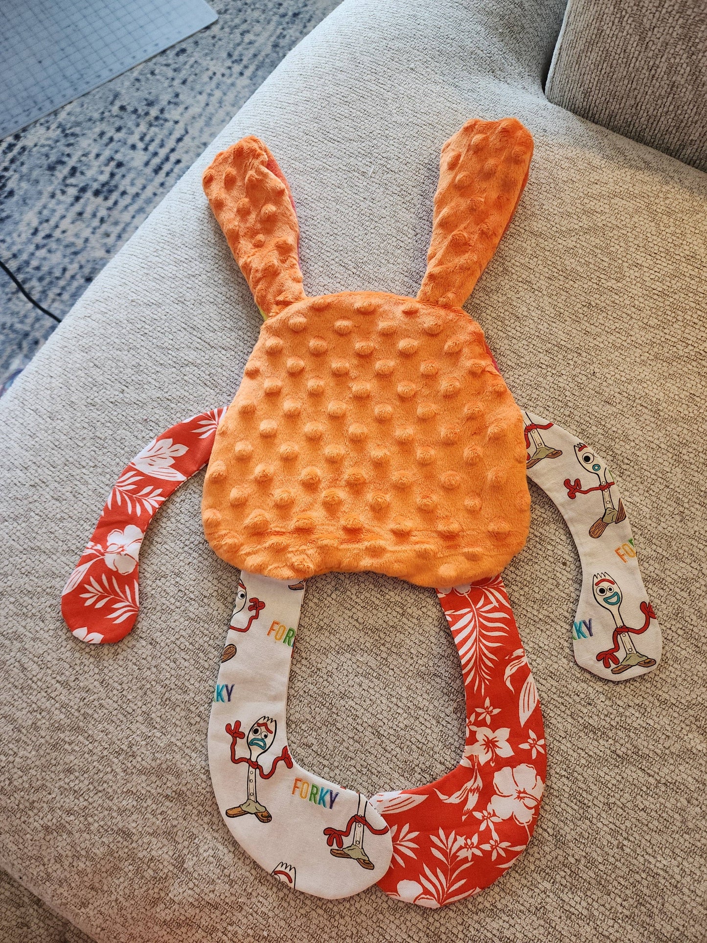 Sunny Hops Bunny Plush Fidget - One-of-a-Kind Sensory Toy - Made In U.S