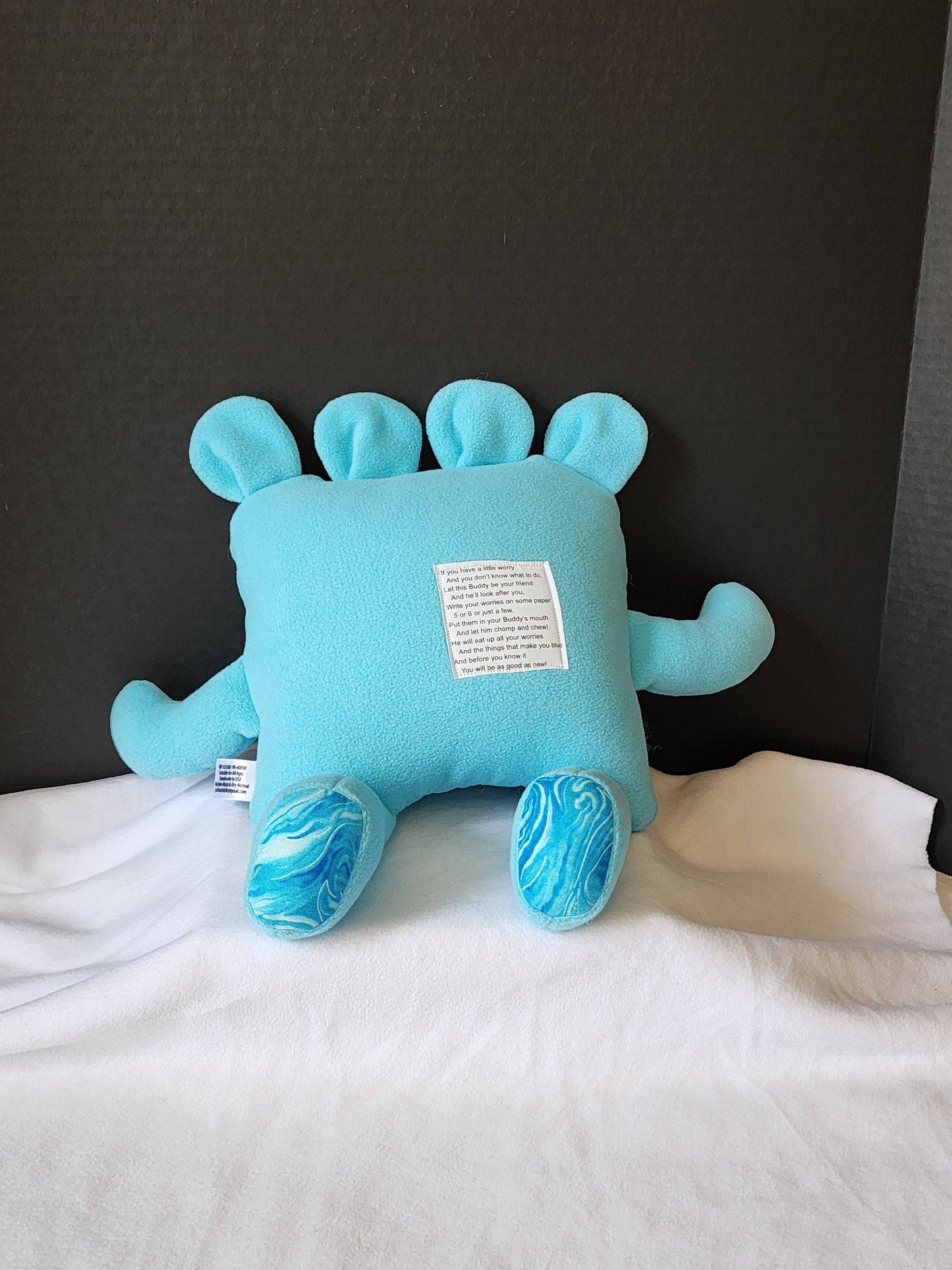 Waverly Splash Chomper Buddy - A One-of-a-Kind Plush for Soothing Ocean Vibes - Made In U.S