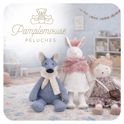 Pamplemousse Peluches Brand Image