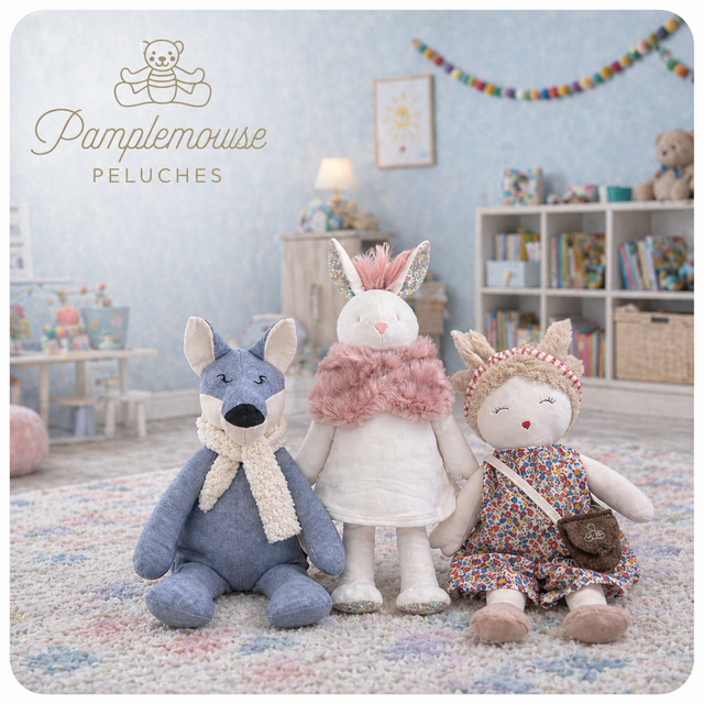 Pamplemousse Peluches Brand Image