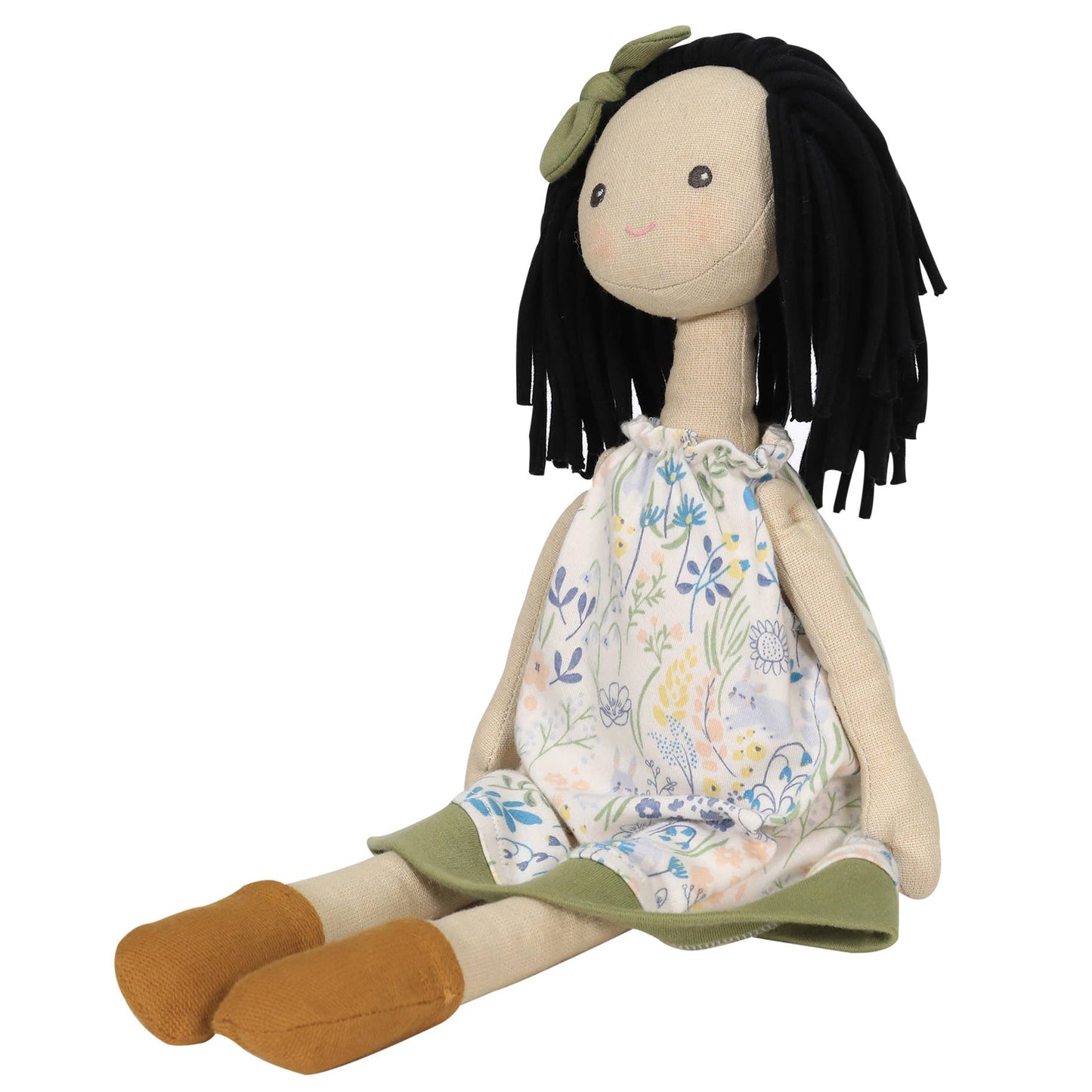 Jedda - A Soft Cuddle Friend in Green, Blue & Sweetness Too - Made In Sri Lanka