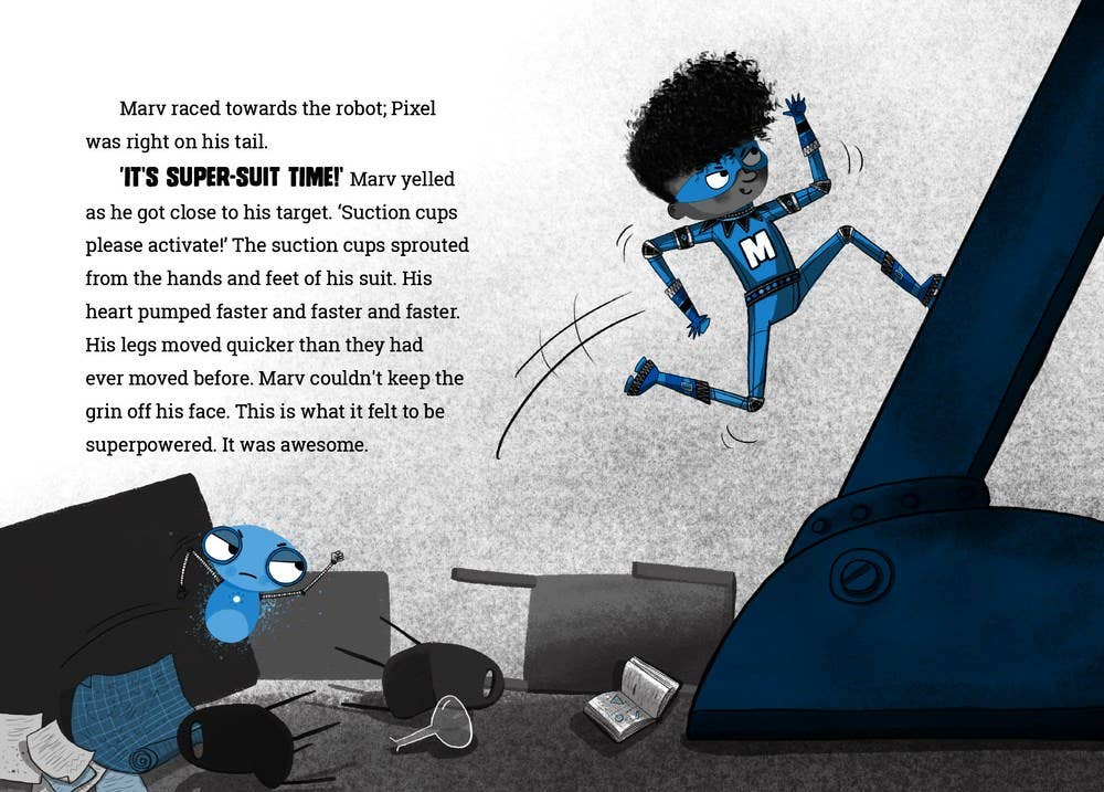 Marv And The Mega Robot: Paperback