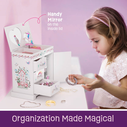 Dan&Darci - Unicorn Musical Jewelry Box for Kids, Gifts for Girls, Toy