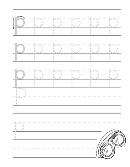 Learn to Write Book - "G Is For Girl: Trace & Learn Letters"