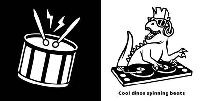 Contrast Book of Cool Tunes: Children's Board Book