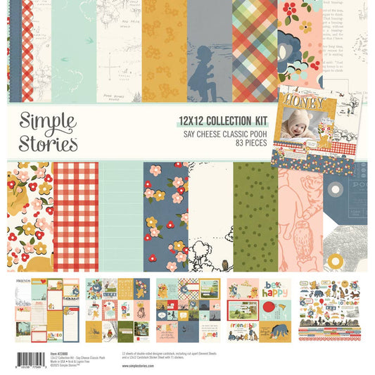 Simple Stories - Say Cheese Classic Pooh Scrapbook Collection Kit