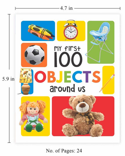 My First 100 Objects Around Us Baby Book - Wonderhouse