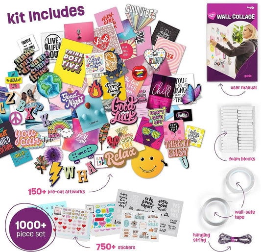 Dan&Darci - DIY Wall Collage Kit for Teen & Tween Girls