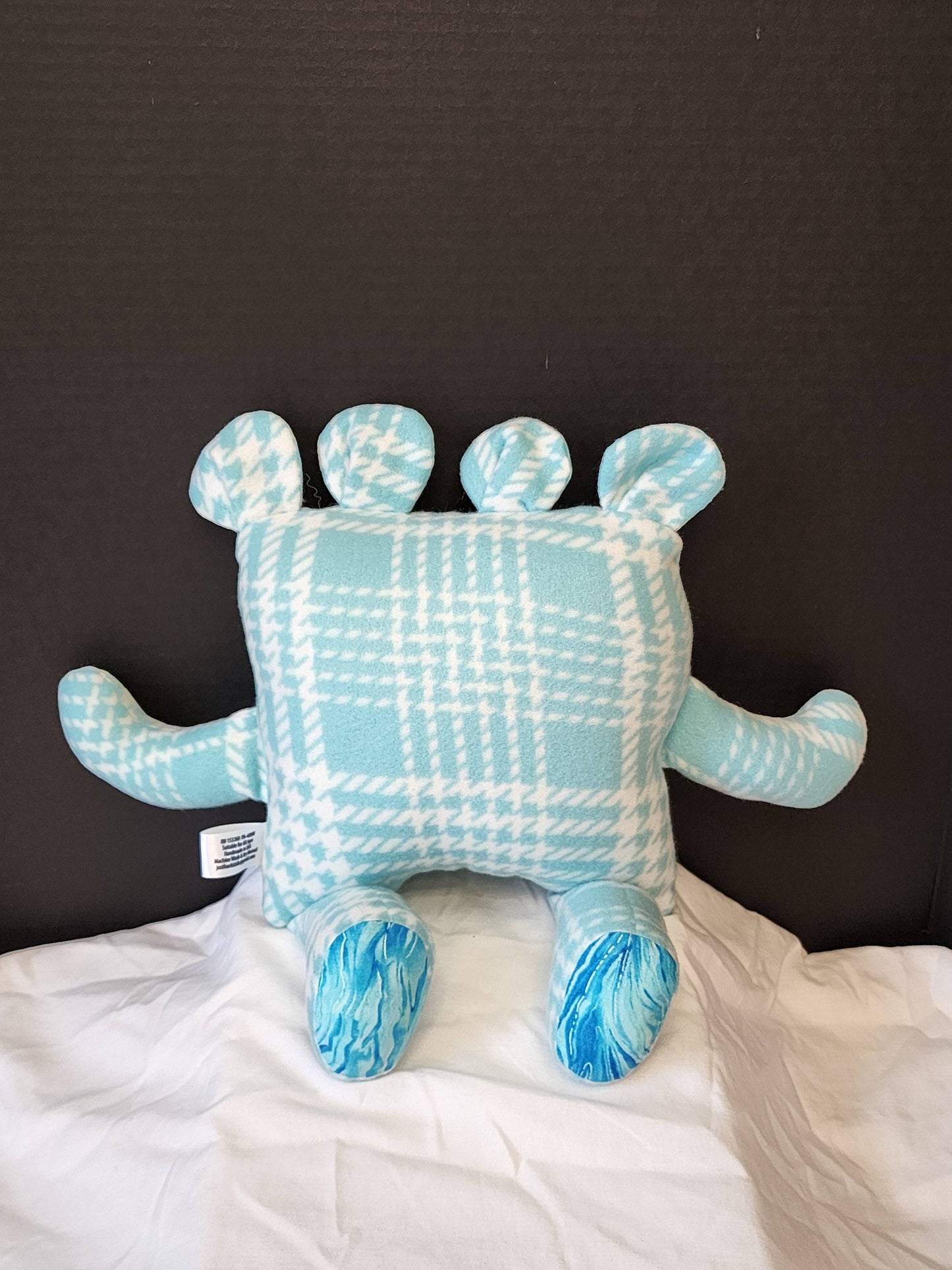 Coral the Worry Chomper - A Handmade Plush for Peaceful Hearts - Made In U.S