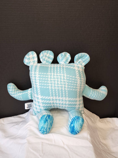 Coral the Worry Chomper - A Handmade Plush for Peaceful Hearts - Made In U.S